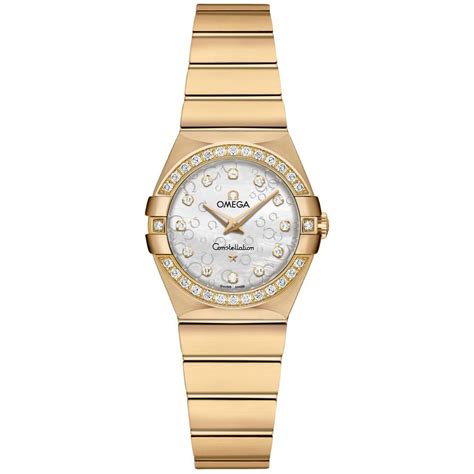 womens omega watch|women's omega constellation diamond watch.